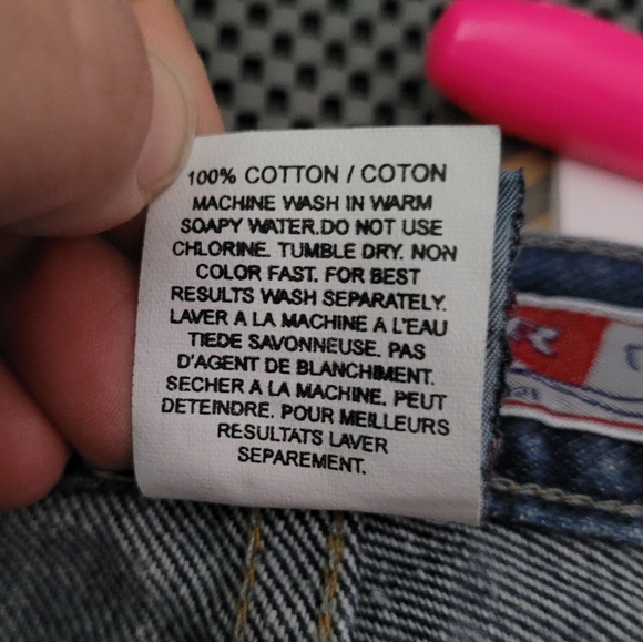 SILVER | high waist straight leg button fly 100% cotton mom jeans - Picture 10 of 10